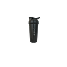 Black shaker bottle with 'GRIT' branding on a white background